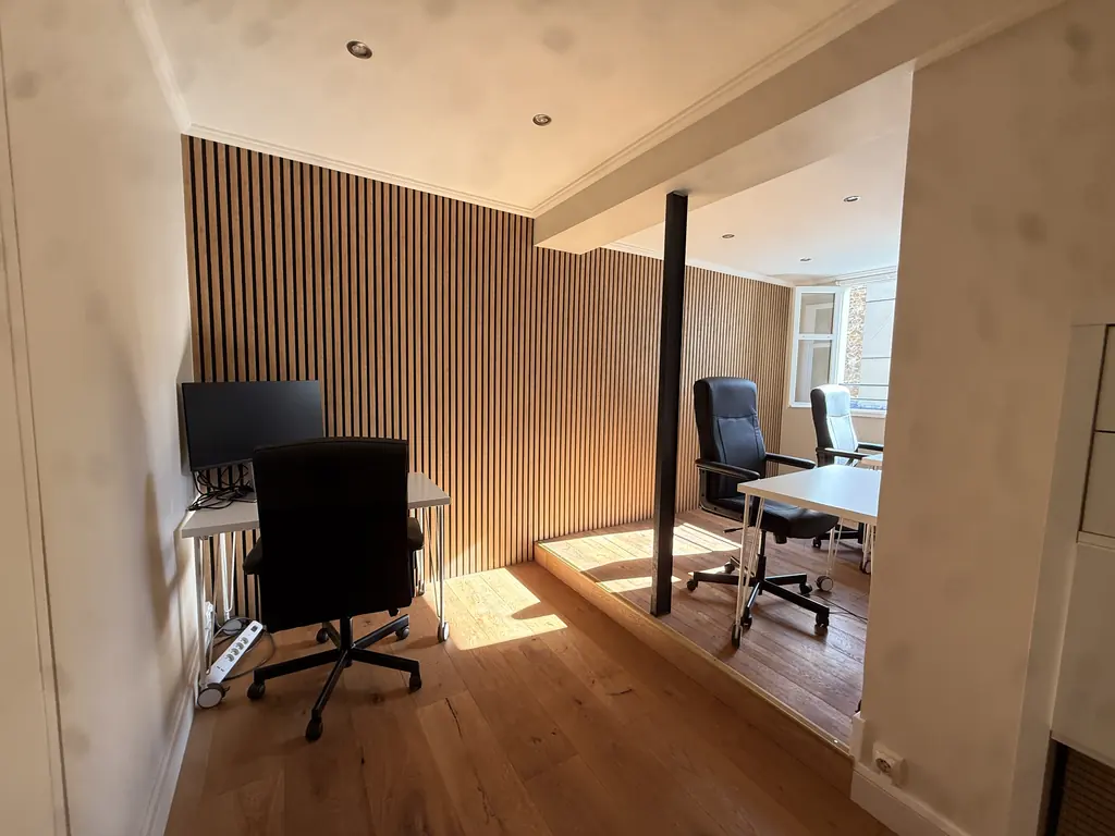 Vue d’ensemble du bureau du 6e étage
